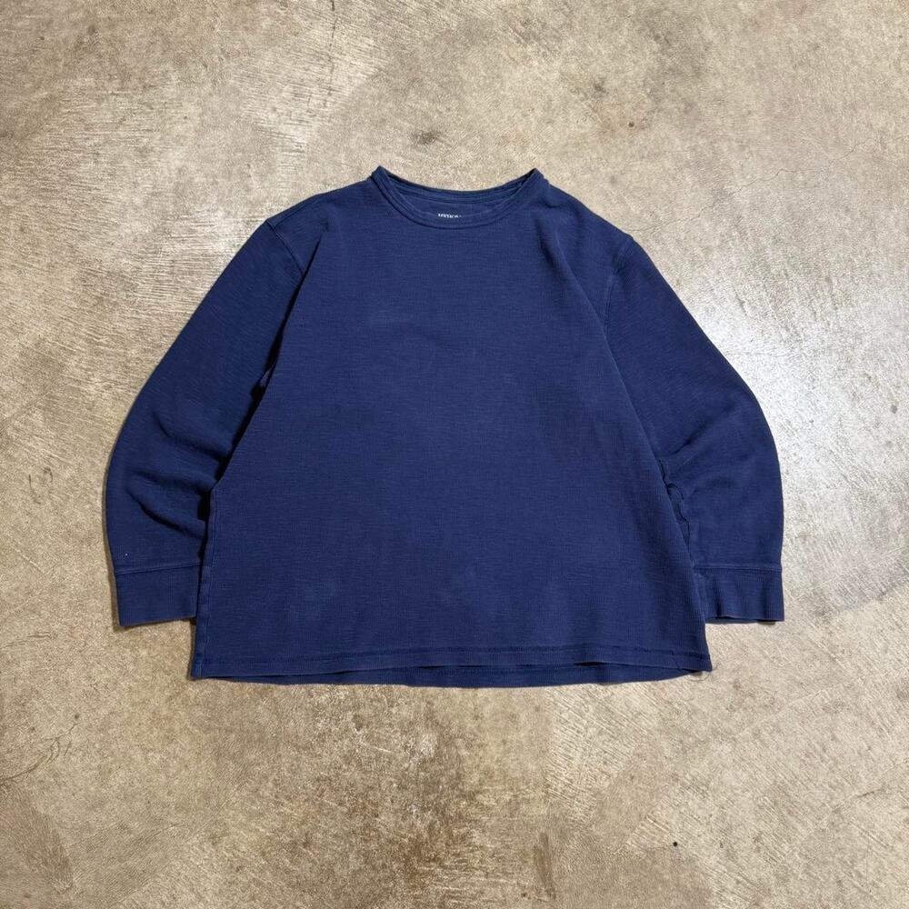 Merona Navy Blue Longsleeve Thermal Shirt